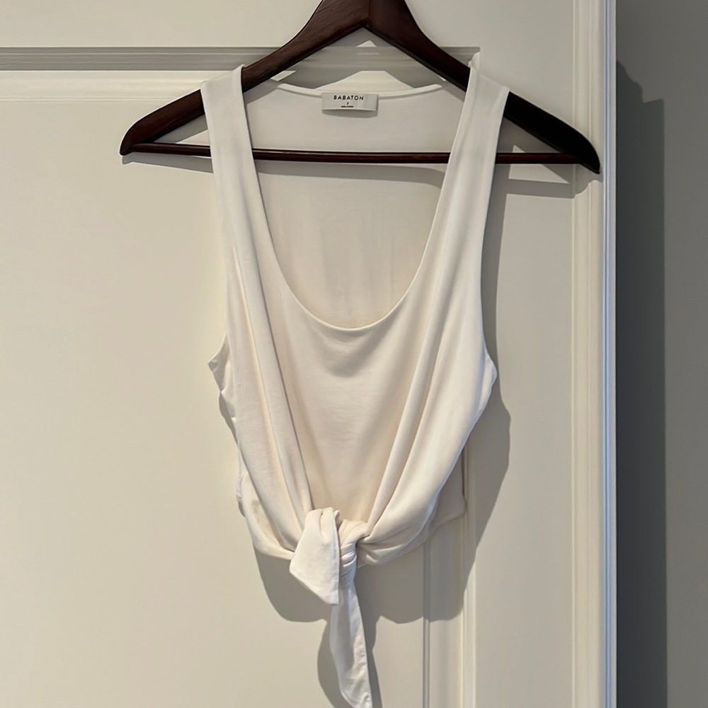 Babaton tank with tie